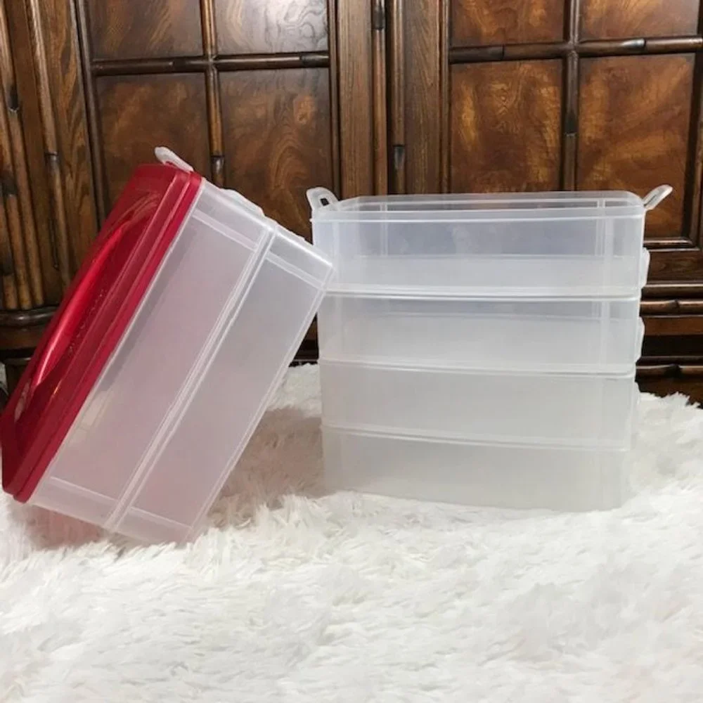 Foam Ball Beads and Stackable Click Lock 6 Compartment Storage Carrier Set
